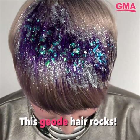 Hair Specialist Invents A Glittery Hair Trend Thats Inspired By
