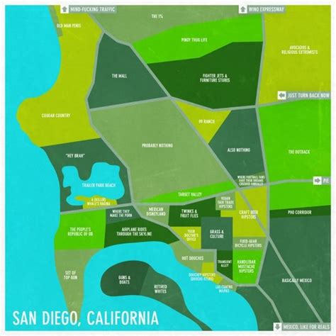 25 San Diego Neighborhood Map Maps Database Source