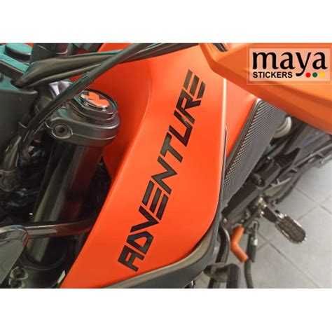 Ktm Adventure Logo Stickers In Custom Colors And Sizes