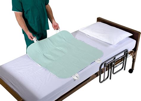 Patient Aid 34 X 36 Positioning Bed Pad With Handles Incontinence