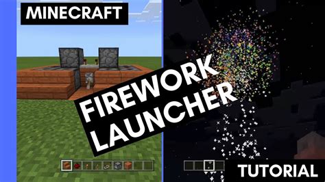 Minecraft Firework Launcher Tutorial Youtube