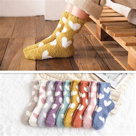 Floor Socks Thickened Autumnwinter Mid Tube Coral Velvet Warm Towel