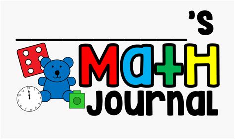 Math Journals Made Easy Math Journal Clip Art Transparent Cartoon