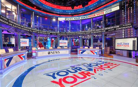 Inside The Scenic Design Of Abcs 2018 Election Headquarters