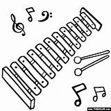 Xylophone Instrumenty Muzyczne Glockenspiel Thecolor Instrumente Musikinstrumente sketch template