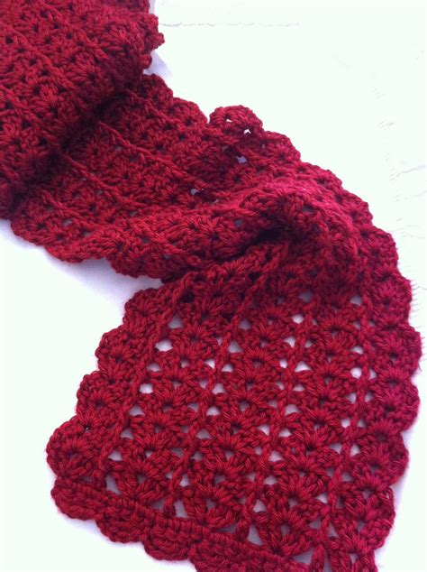 urban shells scarf crochet pattern crochet scarves scarf pattern