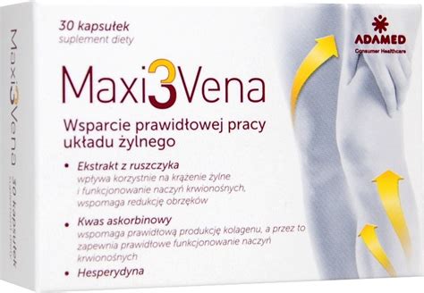 1 Maxi3vena Opinie Cena Zamienniki Ulotka Skład • Znamlekpl