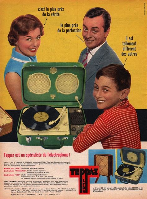 Vinyles Passion Photos Old Ads Retro Advertising Record Players