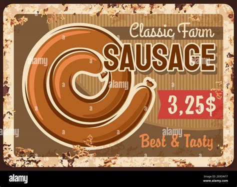 Spiral Sausage Plate Stock Vector Images Alamy
