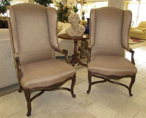 Winged Wing Back Arm Chairs Armchairs Host Chairs Dining Chairs Chair