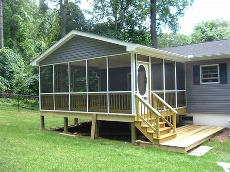Get Mobile Home Front Porch Designs Home