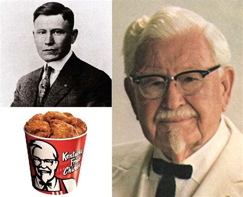Harland David Colonel Sanders Was The Founder Of The Kentucky Fried Chicken