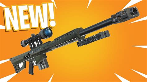 New Heavy Sniper Rifle Coming To Fortnite Battle Royale Youtube