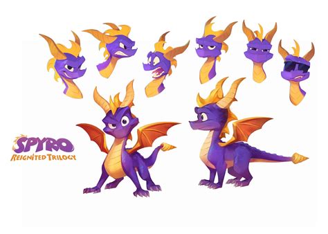 Spyro Reignited — Nicholas Kole Spyro The Dragon Character Design