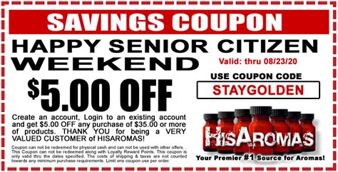 Happy Senior Citizen Weekend 500 Off Coupon On Any Purchase Of 35