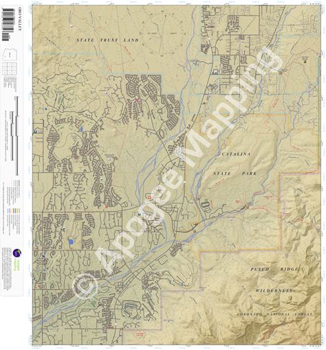 Oro Valley Az Amtopo By Apogee Mapping Inc