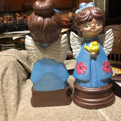 Hand Crafted Accents Vintage Ceramic Angels Poshmark