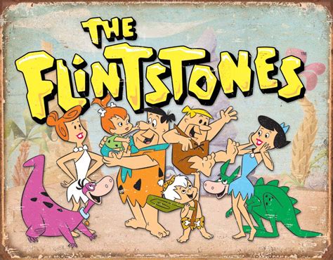 Flintstones The Metal Poster Flintstones The