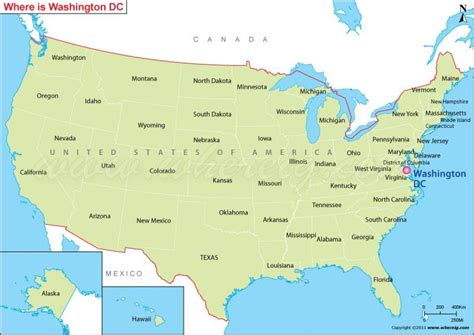 Mappa Di Dc Dc Usa Mappa Distretto Di Columbia Usa