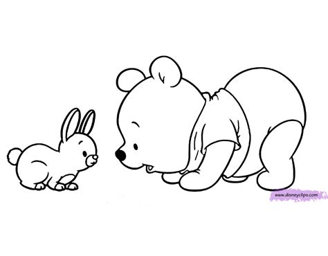 Baby Pooh Coloring Pages