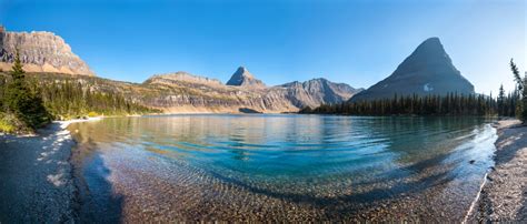 Hidden Lake In Late Afternoon Glacier National Park Montana Usa Poster