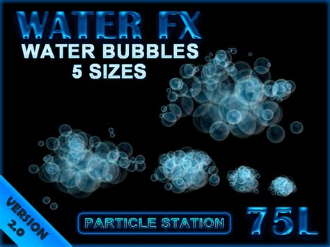 Second Life Marketplace Particle Fx Effect 5 Pack Water Bubbles By