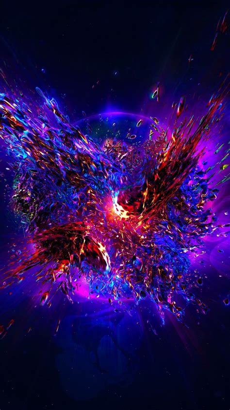 Explosion Blast Digital Art 720x1280 Wallpaper Galaxy Wallpaper