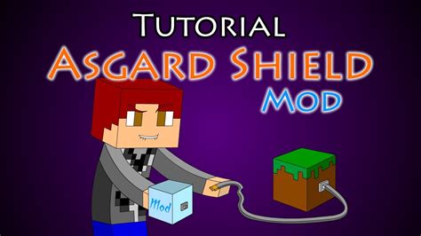 Tutorial Minecraft 152 Asgard Shield Mod Youtube