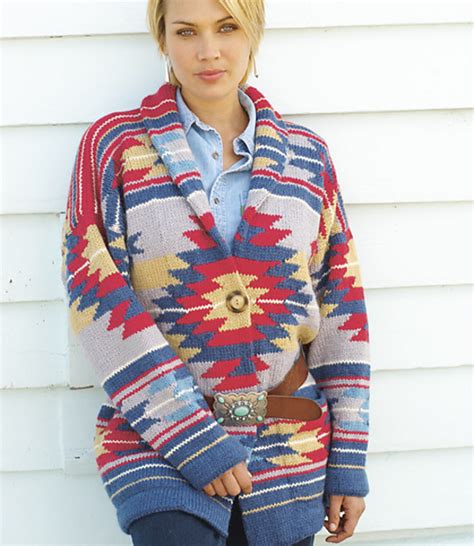 Ravelry Navajo Jacket Pattern By Womans Weekly