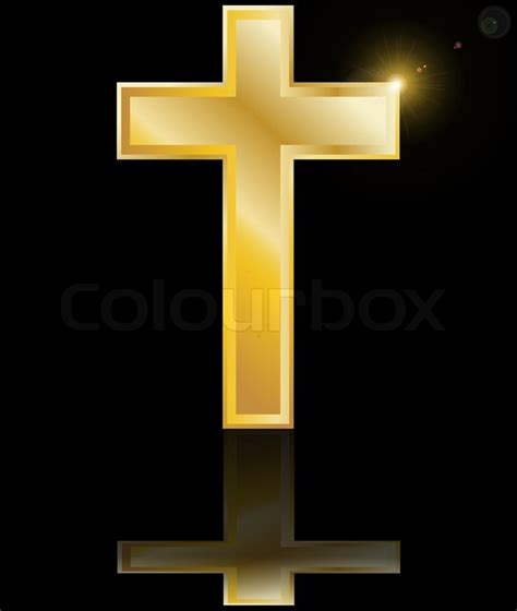 Holy Cross Symbol Of The Christian Stock Vector Colourbox