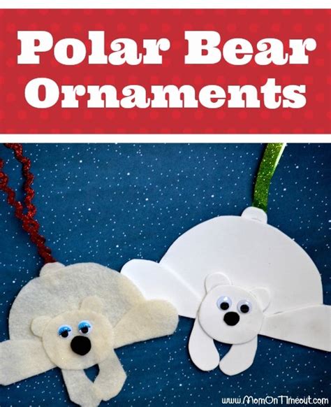 Polar Bear Ornaments Mom On Timeout
