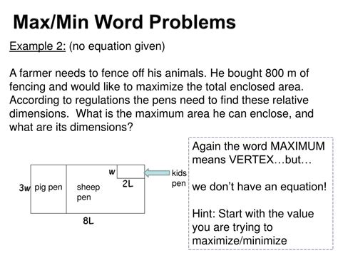 ppt quadratic word problems powerpoint presentation free download id 2202804