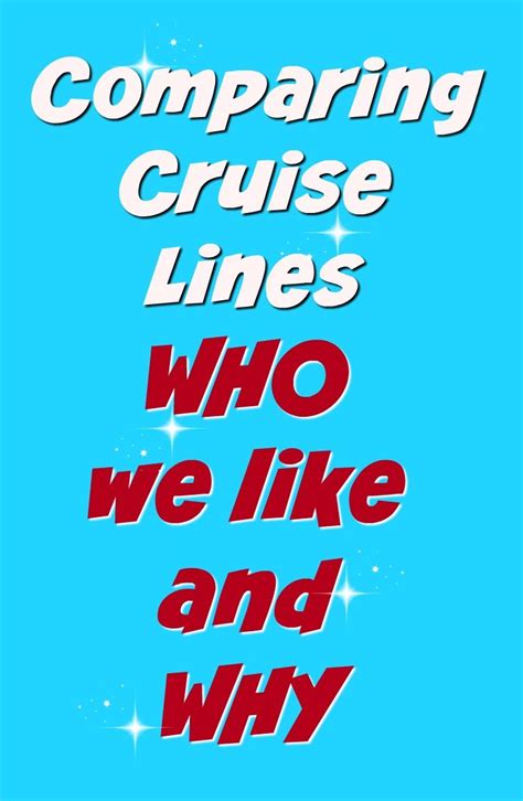 Comparing 4 Different Cruise Lines To Help You Decide Which One Is Best