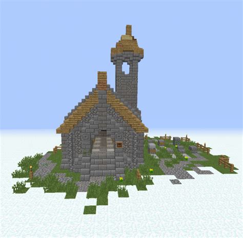 Blueprint minecraft medieval barn : Simple Medieval Church - GrabCraft - Your number one source for MineCraft buildings, blueprints ...
