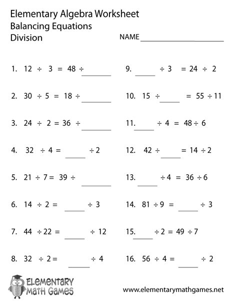 3,800 = 3.8 × 103 or 7.68 × 105 = 768,000 these worksheets requiring converting to and from the use of scientific notations. Elementary Algebra Division Worksheet