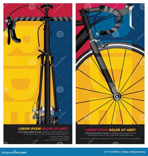 Bicycle Poster Design Stock Vector Illustration Of Background 111378392