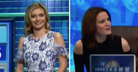 countdown s rachel riley left red faced as she spells out raunchy word daily star