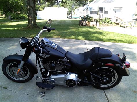 This machine is mainly addressed for rider with a smaller. 2012 Harley-Davidson® FLSTFB Softail® Fat Boy® Lo (Denim ...
