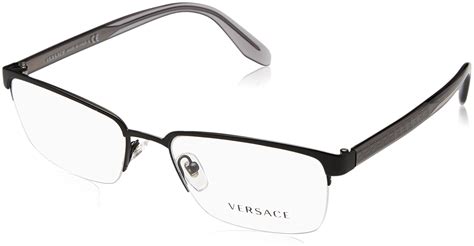 Versace Mens Ve1241 Eyeglasses Matte Black 54mm Millimeters Ebay