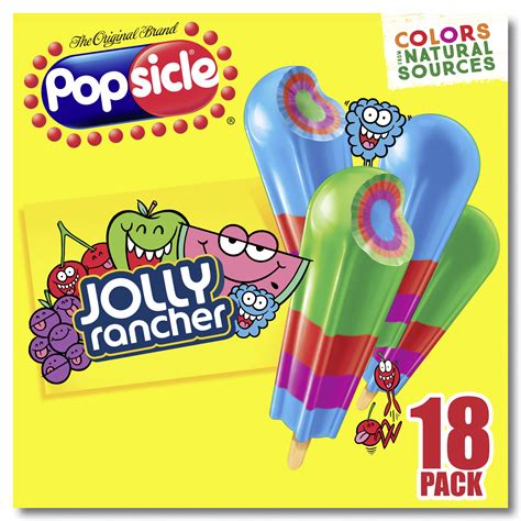 Popsicle Ice Pops Candy Flavor Ice Pops For A Frozen Dessert Frozen Ice Pops With Only 40