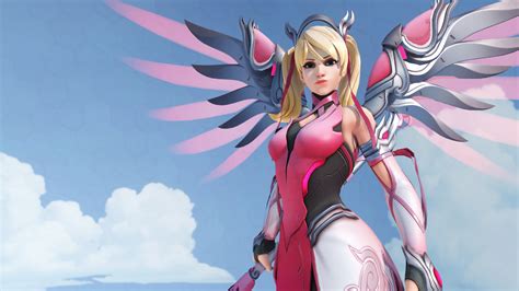 Pink Mercy Overwatch Wallpapers Hd Wallpapers Id 23948