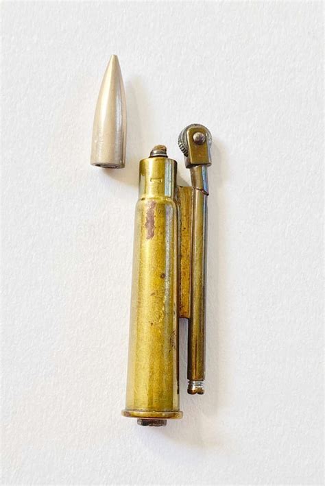 Ww2 Trench Art Bullet Cigarette Lighter