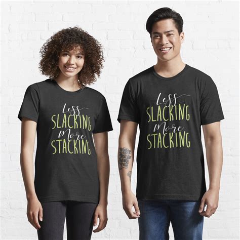 Speed Stacking Less Slacking More Stacking T Shirt For Sale By Ladgraphics Redbubble
