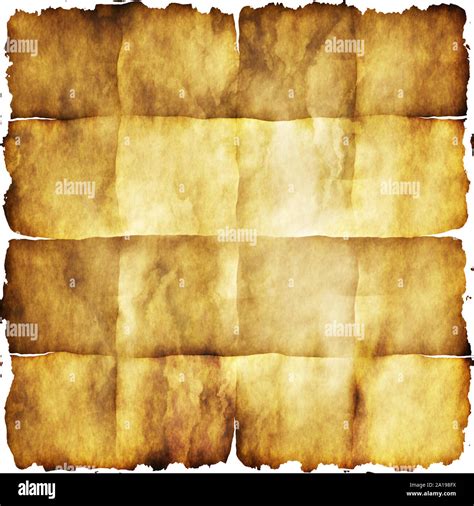 Old Grunge Paper Texture With Dark Burn Edges Background Stock Photo