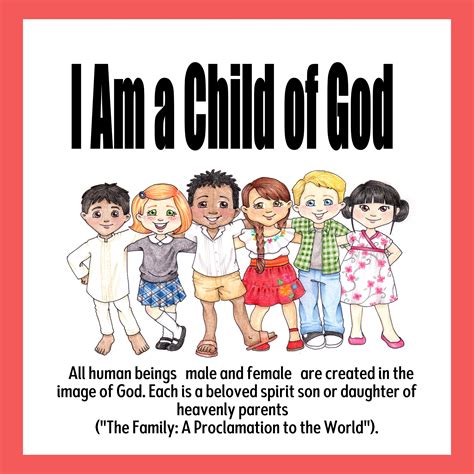 2018 Primary I Am A Child Of God