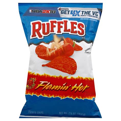 Ruffles Flamin Hot Potato Chips Shop Chips At H E B
