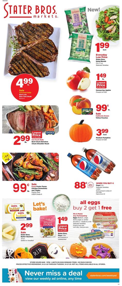 Maybe you would like to learn more about one of these? Stater Bros. Current weekly ad 10/21 - 10/27/2020 ...