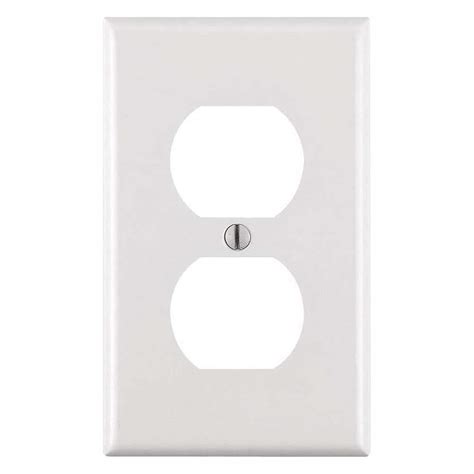 Leviton Solid Pine Wood 1gang Receptacle Wallplate Duplex Outlet Cover