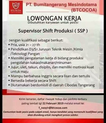 Ukuran file direkomendasikan maks 2 mb alamat pt beta pharmacon. Soal Tes Di Pt.torabika : Hati Hati Penipuan Atas Nama Pt ...