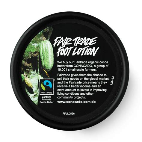 Fair Trade Foot Lotion | Lush | Foot lotion, Lotion, Body moisturizers